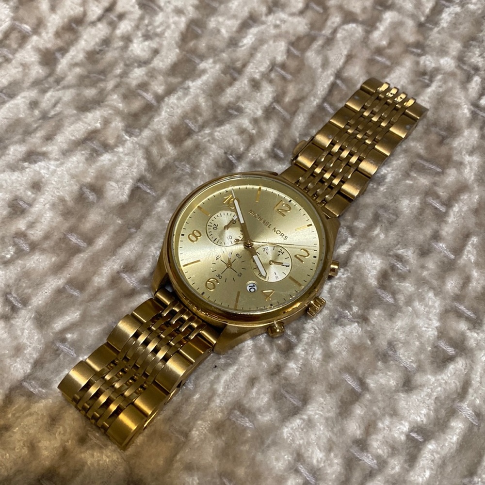 Michael Kors mens gold tone MK-8638